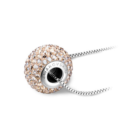 Collier balle doré